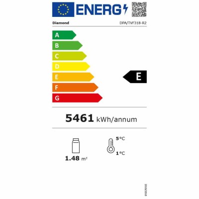 DIAMOND - Élément top/vitrine sur 3 niveaux fermée, réfrigéré, ventilé, 5x GN1/1