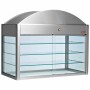 DIAMOND - Vitrine neutre indépendante (avec fond) L. 1410 mm