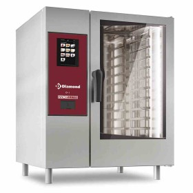 DIAMOND - Four gaz TOUCH vapeur boiler et convection 10 x GN 1/1 + Cleaning