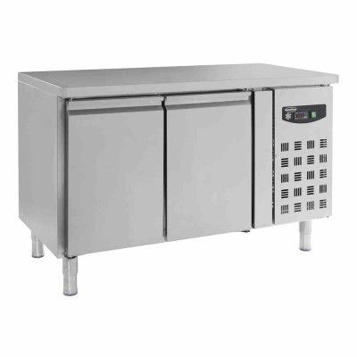 COMBISTEEL - Table réfrigérée positive 2 portes L. 1360 mm P. 700 mm
