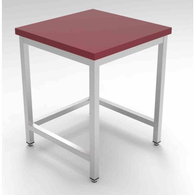 COMBISTEEL - Billot bloc de découpage en polyéthylène 400 x 400 mm