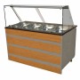 COMBISTEEL - Buffet chaud 4x GN 1/1 1400 x 800 x 850 mm