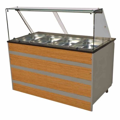 COMBISTEEL - Buffet chaud 4x GN 1/1 1400 x 800 x 850 mm