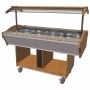 COMBISTEEL - Buffet chaud 4x GN 1/1 1550 x 900 x 850 mm