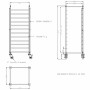 COMBISTEEL - Chariot de débarassage démontable GN 2/1