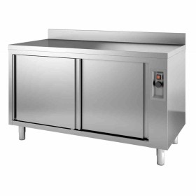 COMBISTEEL - Armoire chauffante bord relevé L. 1400 mm P. 700 mm