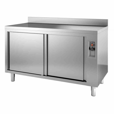 COMBISTEEL - Armoire chauffante bord relevé L. 1600 mm P. 700 mm