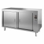 COMBISTEEL - Armoire chauffante porte a tambour L. 1000 mm P. 700 mm