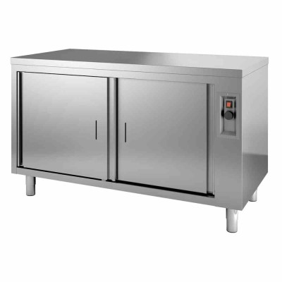 COMBISTEEL - Armoire chauffante porte a tambour L. 1000 mm P. 700 mm