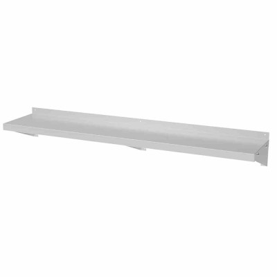 COMBISTEEL - Étagère murale en inox inclus consoles 1200 x 300 x 190 mm