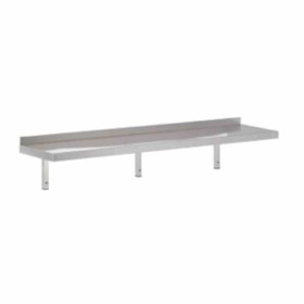 COMBISTEEL - Étagère murale en inox inclus consoles 2200 x 300 x 320 mm