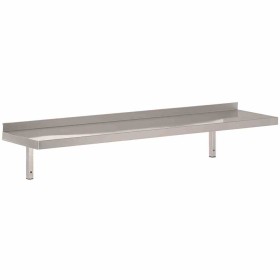 COMBISTEEL - Étagère murale en inox inclus consoles 1400 x 400 x 320 mm