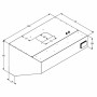 COMBISTEEL - Hotte murale complet L. 1000 mm P. 700 mm