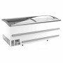 COMBISTEEL - Congélateur bahut blanc pour supermarché dégivrage manuel 1005 L