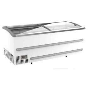COMBISTEEL - Congélateur bahut blanc pour supermarché dégivrage manuel 1005 L