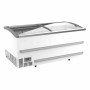 COMBISTEEL - Congélateur bahut blanc pour supermarché dégivrage manuel 870 L