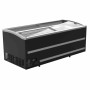 COMBISTEEL - Congélateur bahut noir pour supermarché dégivrage automatique 1136 L