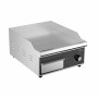 COMBISTEEL - Plaque grille électrique inox lisse 360 x 450 x 220 mm