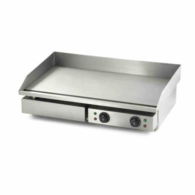 COMBISTEEL - Plaque grille électrique inox lisse 730 x 510 x 230 mm
