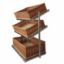COMBISTEEL - Corbeille à pain étagère 3 haut modèle large inclus paniers