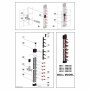 COMBISTEEL - Porte assiettes dressées murale 12