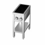 COMBISTEEL - Cuisinière à induction 2 zones avec dessous ouvert 355 x 655 x 875 mm