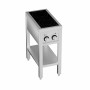 COMBISTEEL - Cuisinière à induction 2 zones avec dessous ouvert 355 x 655 x 875 mm