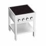 COMBISTEEL - Cuisinière à induction 4 zones avec dessous ouvert 655 x 655 x 875 mm