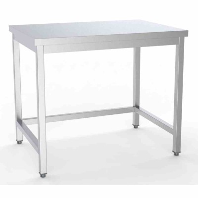 COMBISTEEL - Plan de travail dessous ouvert démontable L. 1000 mm P. 700 mm