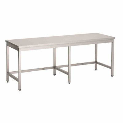 COMBISTEEL - Plan de travail dessous ouvert L. 2400 mm P. 600 mm