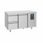 COMBISTEEL - Table réfrigérée positive 1 porte 2 tiroirs ENERGY LINE L. 1400 mm P. 700 mm