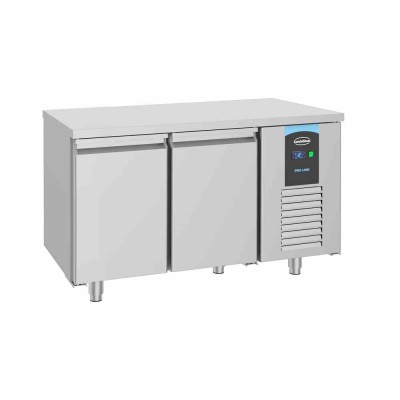 COMBISTEEL - Table réfrigérée positive 2 portes ENERGY LINE L. 1400 mm P. 700 mm