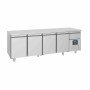 COMBISTEEL - Table réfrigérée positive 4 portes et 1 tiroir L. 2330 mm P. 700 mm