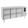 COMBISTEEL - Table réfrigérée positive 6 tiroirs ENERGY LINE L. 1795 mm P. 700 mm