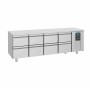 COMBISTEEL - Table réfrigérée positive 8 tiroirs ENERGY LINE L. 2330 mm P. 700 mm