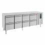 COMBISTEEL - Table réfrigérée positive 8 tiroirs L. 2230 mm P. 700 mm