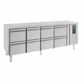 COMBISTEEL - Table réfrigérée positive 8 tiroirs L. 2230 mm P. 700 mm