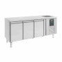COMBISTEEL - Table réfrigérée positive plonge 3 portes L. 2020 mm P. 700 mm