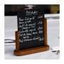 SECURIT - Déclassé - Ardoise de table finition acajou 280 x 200 mm