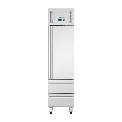 POLAR - Armoire réfrigérée positive GN slimline 1 porte 2 tiroirs série U 292 L
