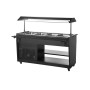 POLAR - Buffet réfrigéré série G noir 4x GN 1/1