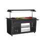 POLAR - Buffet réfrigéré série G noir 4x GN 1/1