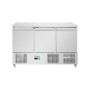 POLAR - Comptoir à salade série U froid ventilé 3 portes 400 L