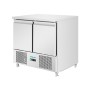 POLAR - Comptoir à salade série U froid ventilé 2 portes 257 L