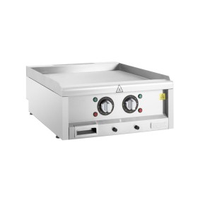 BUFFALO - Plaque chauffante électrique double zone série 600 L. 600 mm