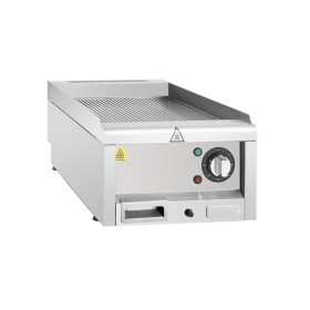 BUFFALO - Plaque chauffante électrique nervurée série 600 L. 400 mm