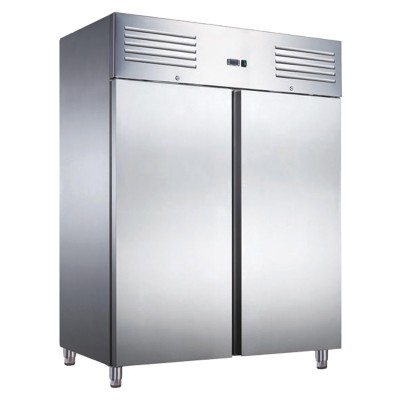 FURNOTEL - Déclassé - Armoire froide négative inox 1400 L, 2 portes pleines