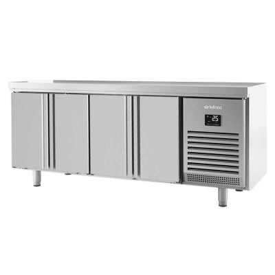 INFRICO - Table réfrigérée positive L. 2450 mm GN 1/1 sans dosseret