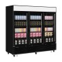 TEFCOLD - Congélateur vertical vitrine 3 portes noires 2025 L