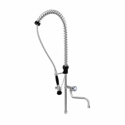 SERIAPRO - Douchette vaisselle avec mitigeur monotrou avec col de cygne - 21 x 420 x 1115 mm